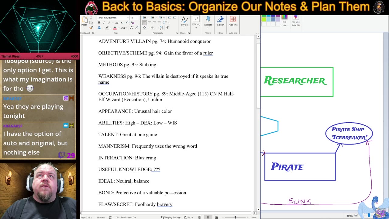 IT ALL COMES TOGETHER! Relationship Mapping & Note Organizing for final story consideration - D&D 5E