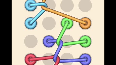 Tangled line levels 1 to 8 #androidgames #lines #tangled #twisted