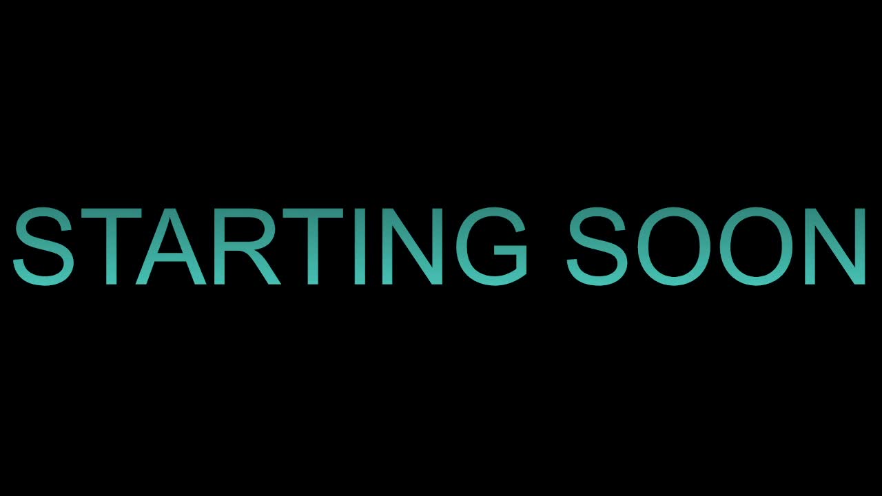 Inaugural stream! Let's get it