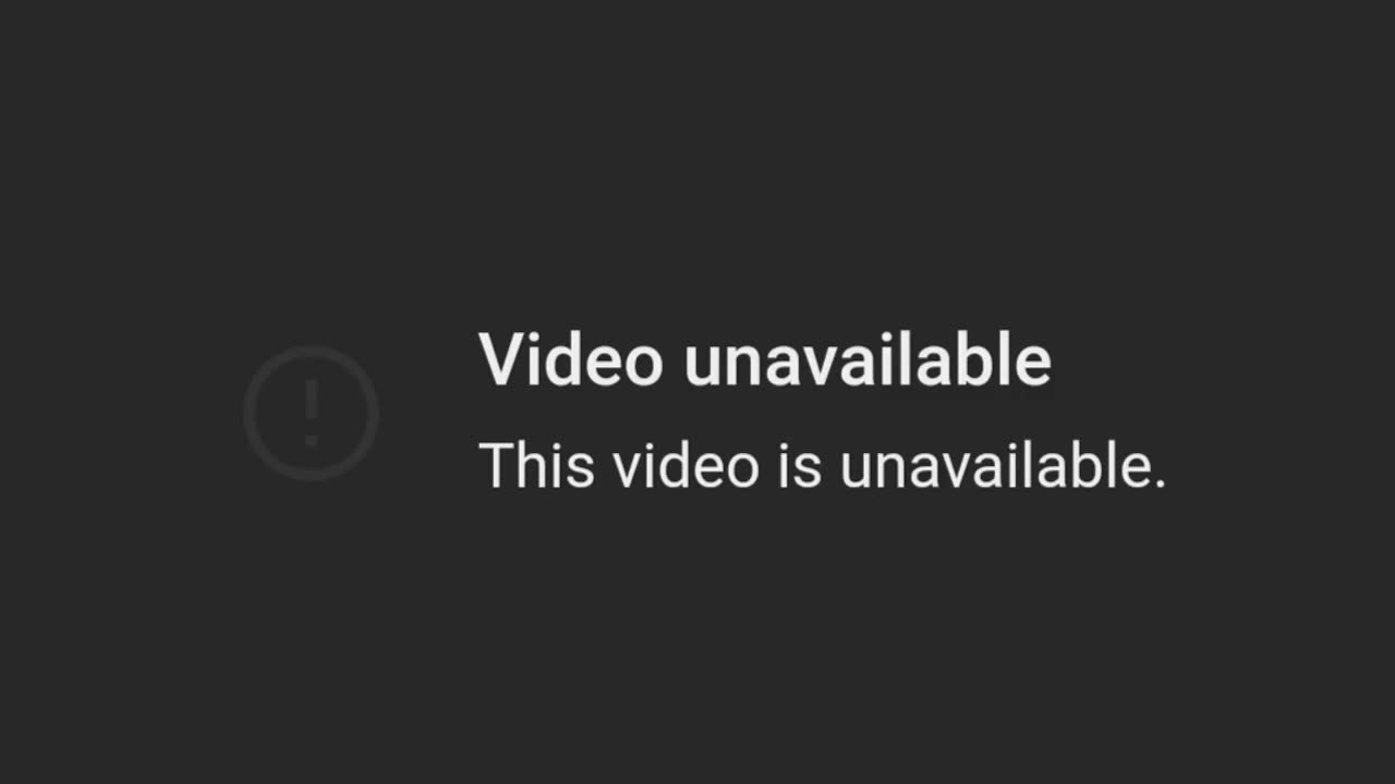 YouTube video unavailable in 06-03-2020