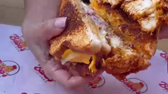 Have you had a bigger Fried Chicken Grilled Cheese