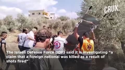 Activist Killed In West Bank Anti-Settler Protest, IDF Admits Firing, US Will "Act As Necessary"