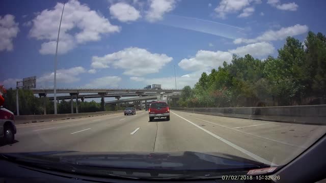 Crane Truck Destroyed by Bridge