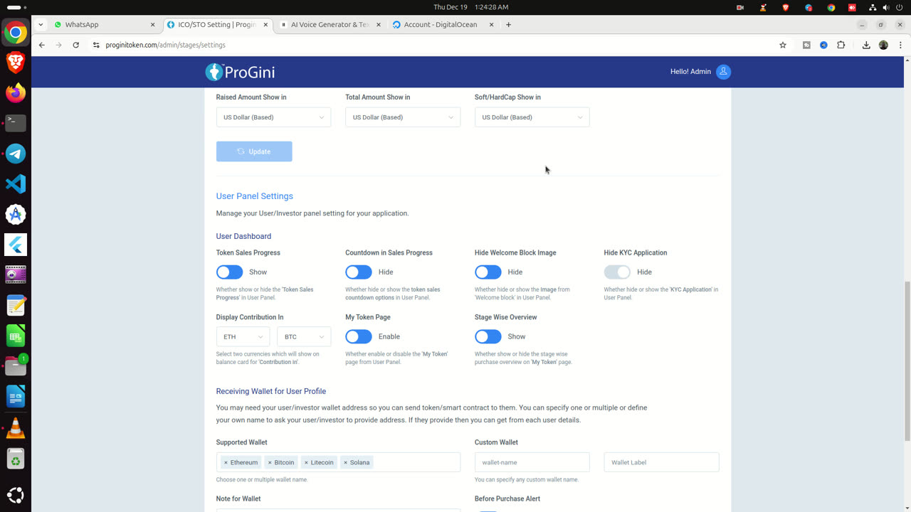 TokenLite Software Installation Support