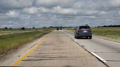 Drive on the Houston Highway