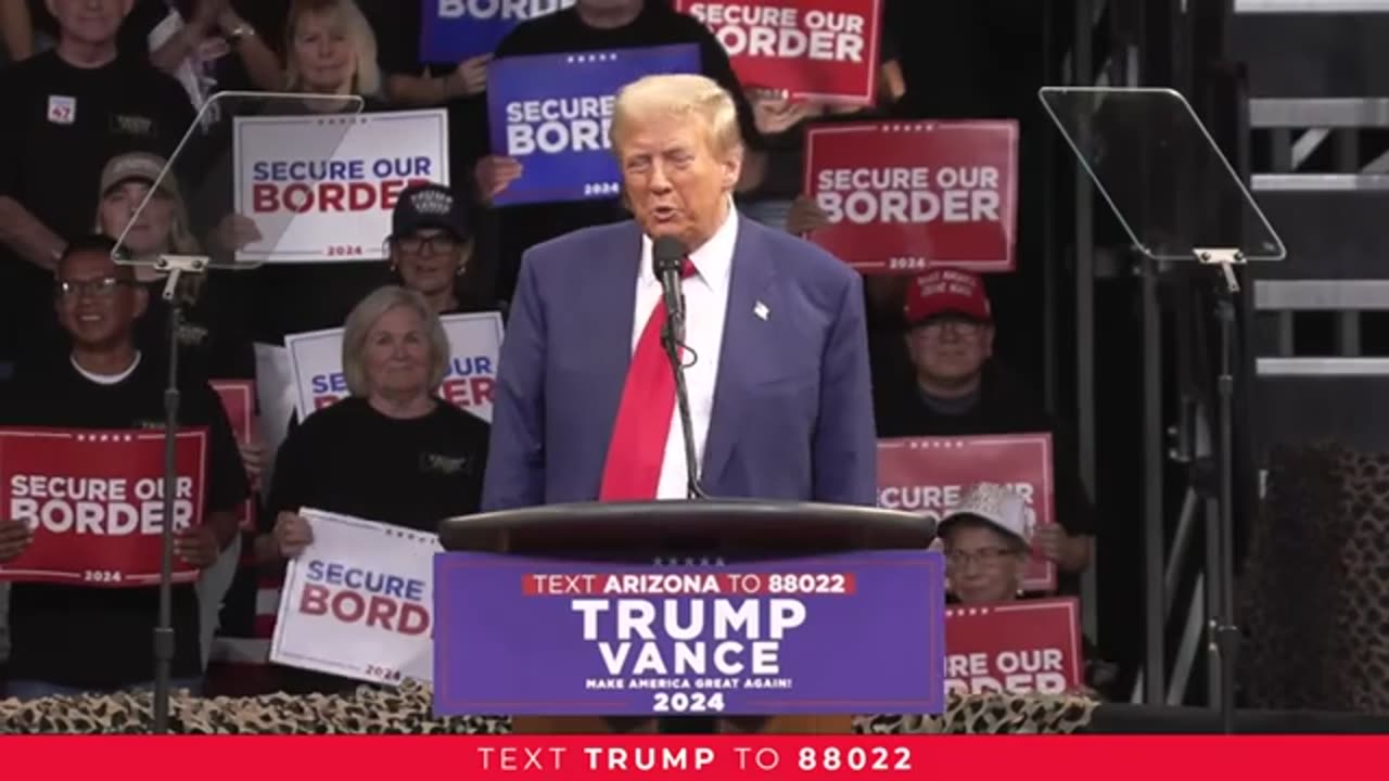 Donald Trump Rally Prescott Valley Arizona 10/13/24
