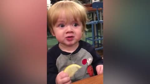 Funny_reaction_Babies_when_Eating_lemon_the_first_time