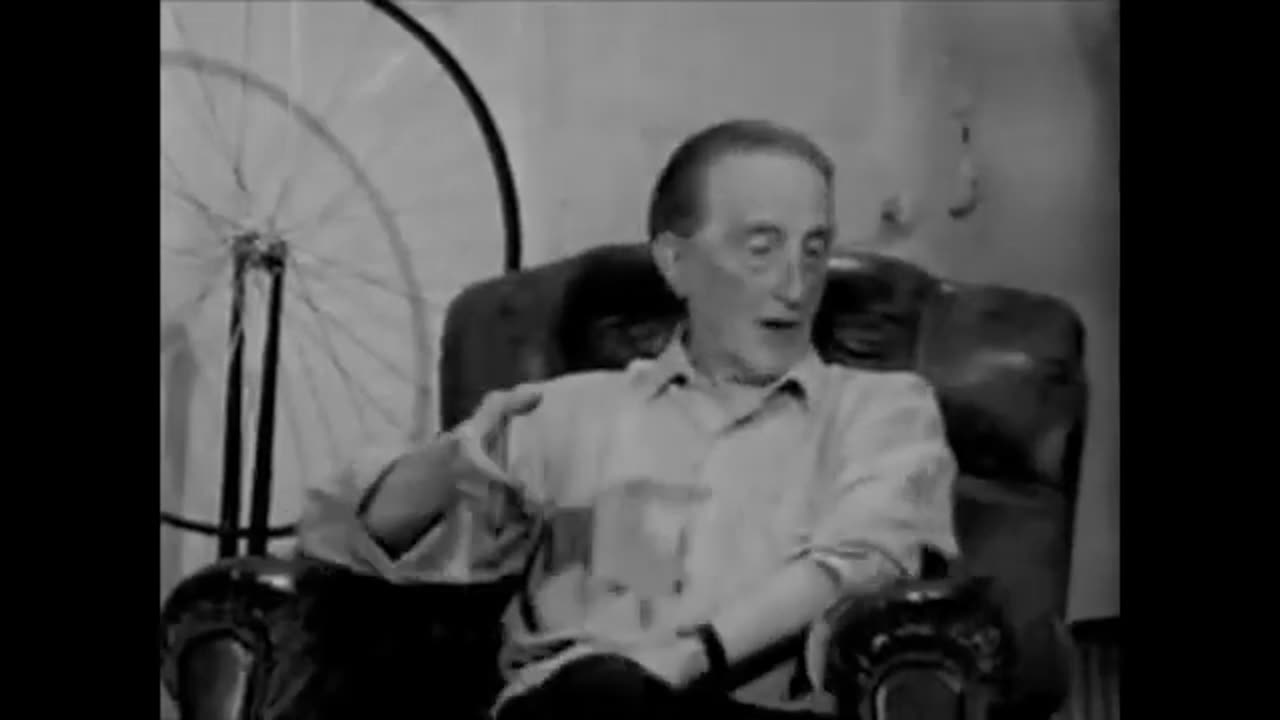 Explore the intriguing world of Marcel Duchamp through rare archive footage