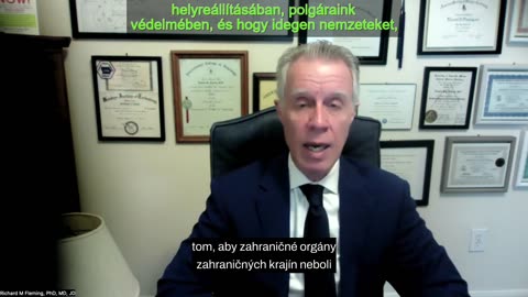 Dr. Richard Fleming videóüzenete a Szlovák Kongresszus 14 tagjához