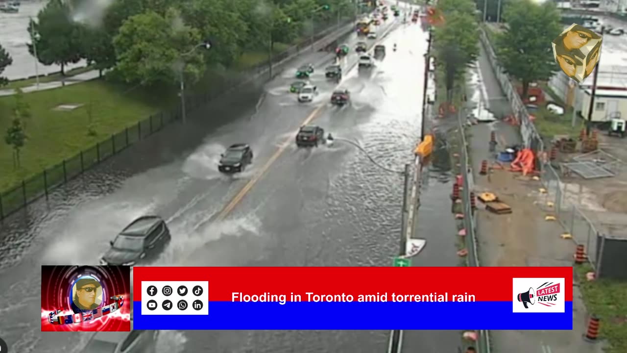 Flooding in Toronto amid torrential rain