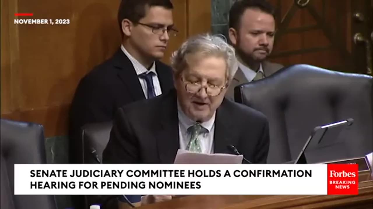 Senator Kennedy Blasts Biden Nominee In Wild Clip