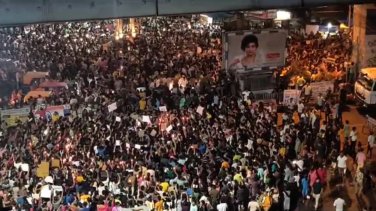 R G Kar Protest Kolkata