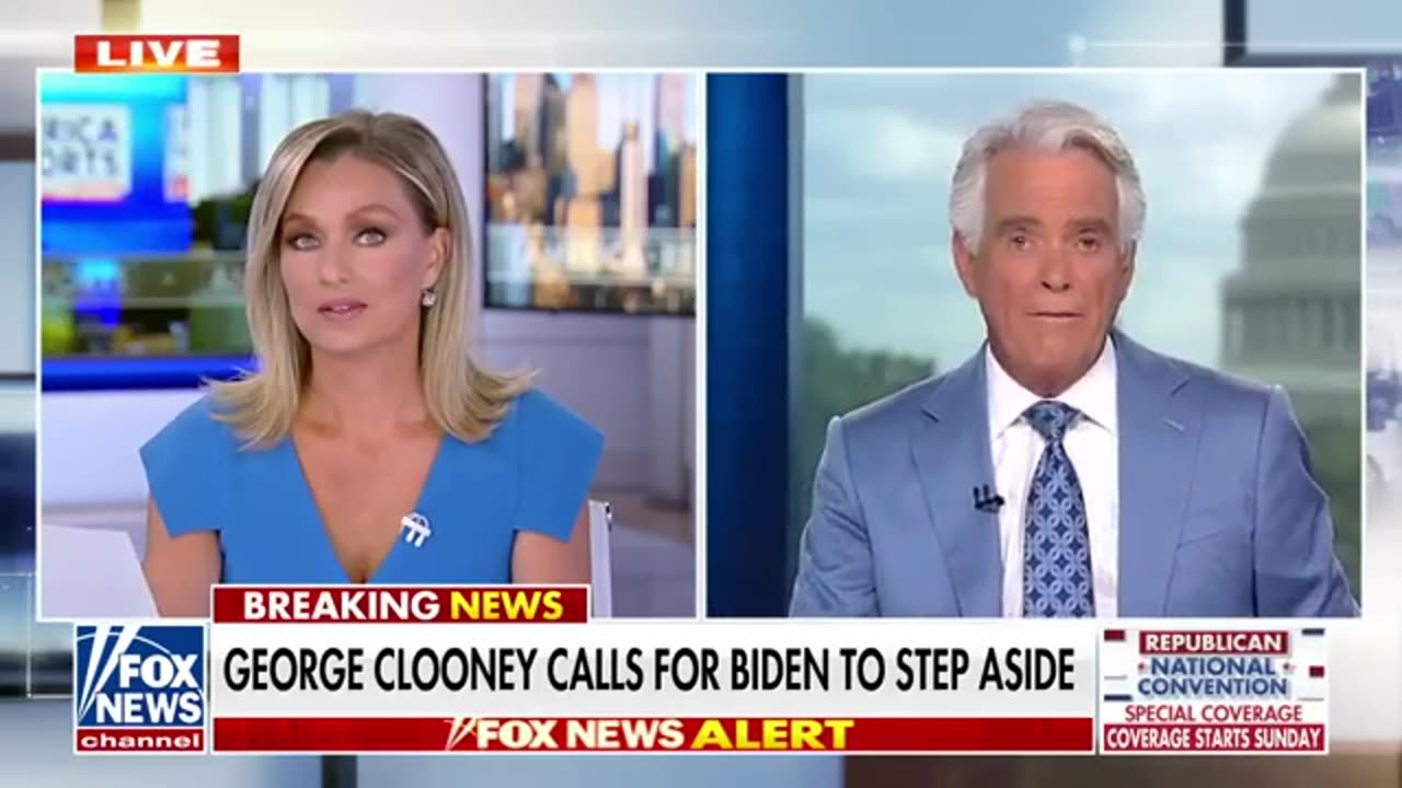 Fox News presses Democrats on George Clooney urging Biden to exit 2024 race Greg Gutfeld News