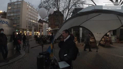 Franky Müller über 'Totalitäre Strukturen & Faschistoide Tendenzen' | 23.03.2021 @ Mahnwache der Freiheitssänger Frankfurt