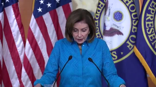 Pelosi: "We're doing everything we can to minimize the Putin price hike at home"