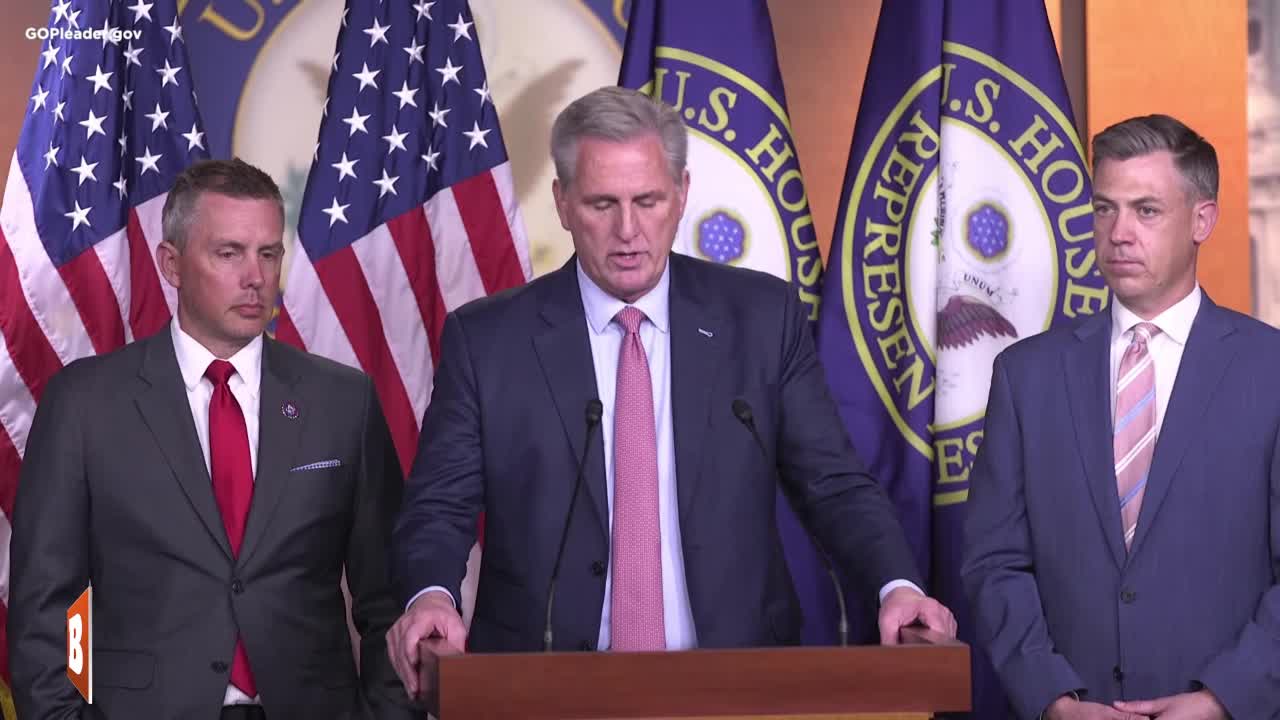 BREAKING: Kevin McCarthy holding press conference on "Pelosi's Abuse of Power" ...