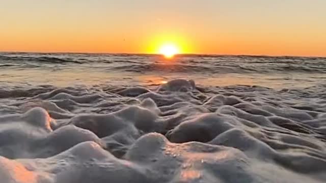 Sea Foam Coming to the Seashore