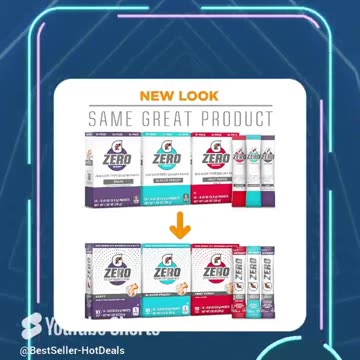 Gatorade G Zero Powder, Fruit Punch Variety Pack, 0.10oz Individual Packets - 10 Count