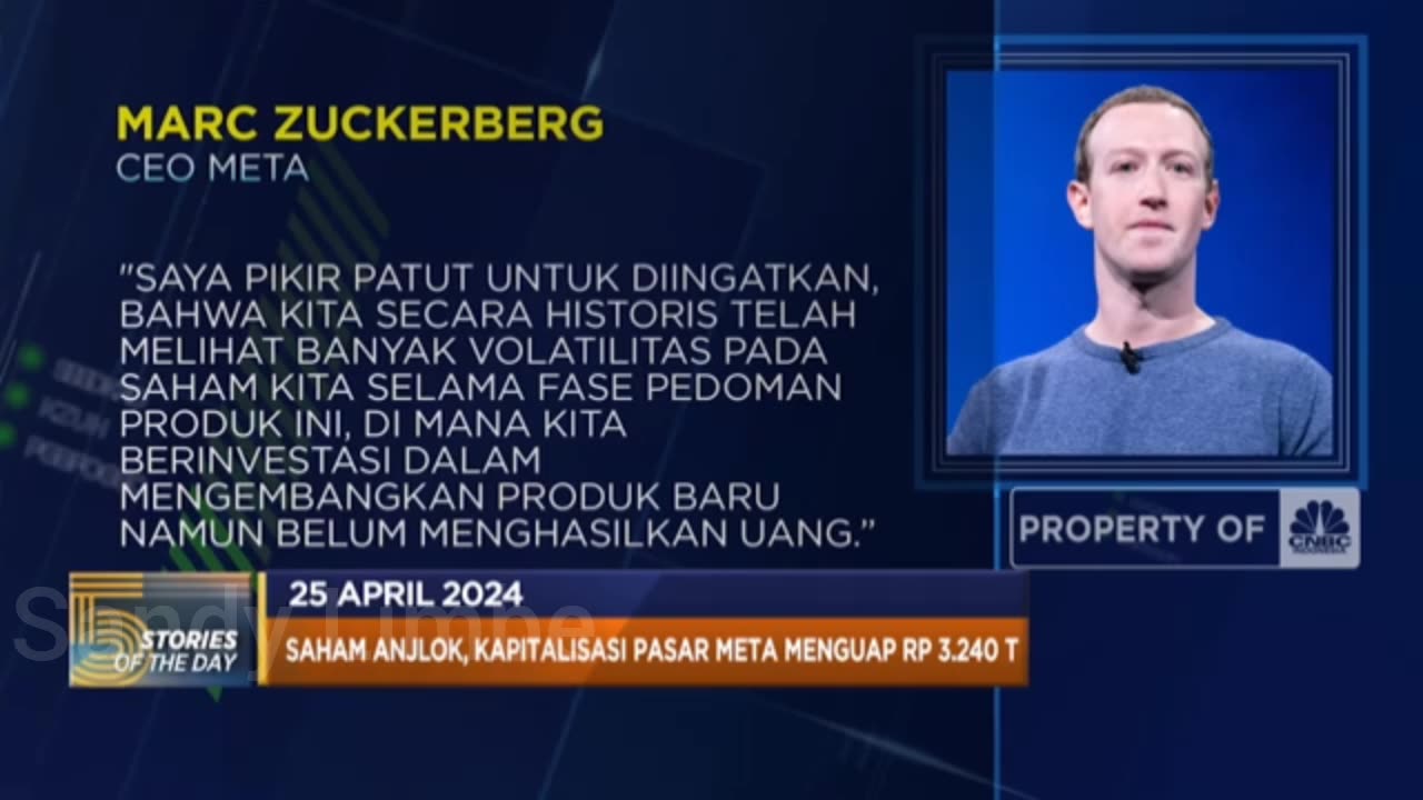 Saham META Induknya FB Dan Instagram Jatuh, Rp 3.240 Triliun Menguap Hilang