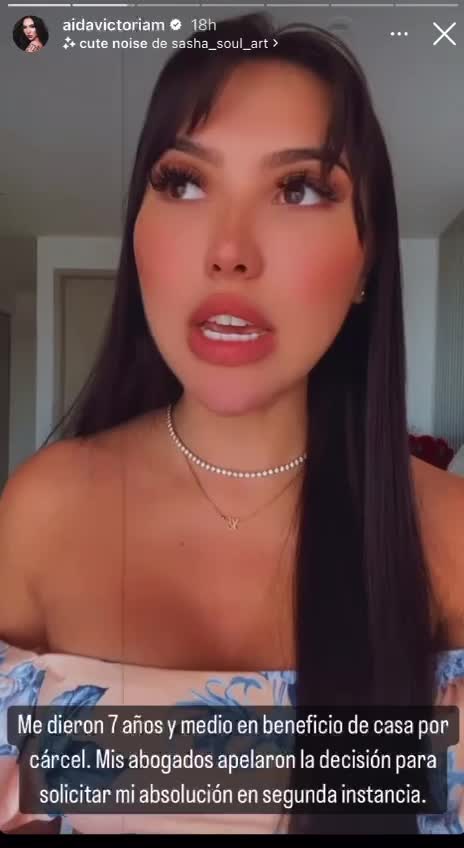 Video: esto dijo Aída Victoria tras conocer detalles de su condena
