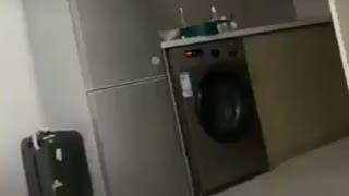 Walking washing machine