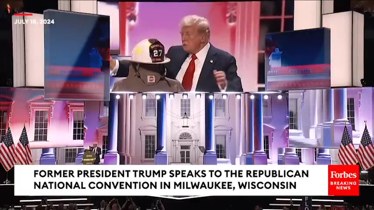 Trump Honors Firefighter Corey Comperatore Killed During Assassination Attempt In Remarks To RNC