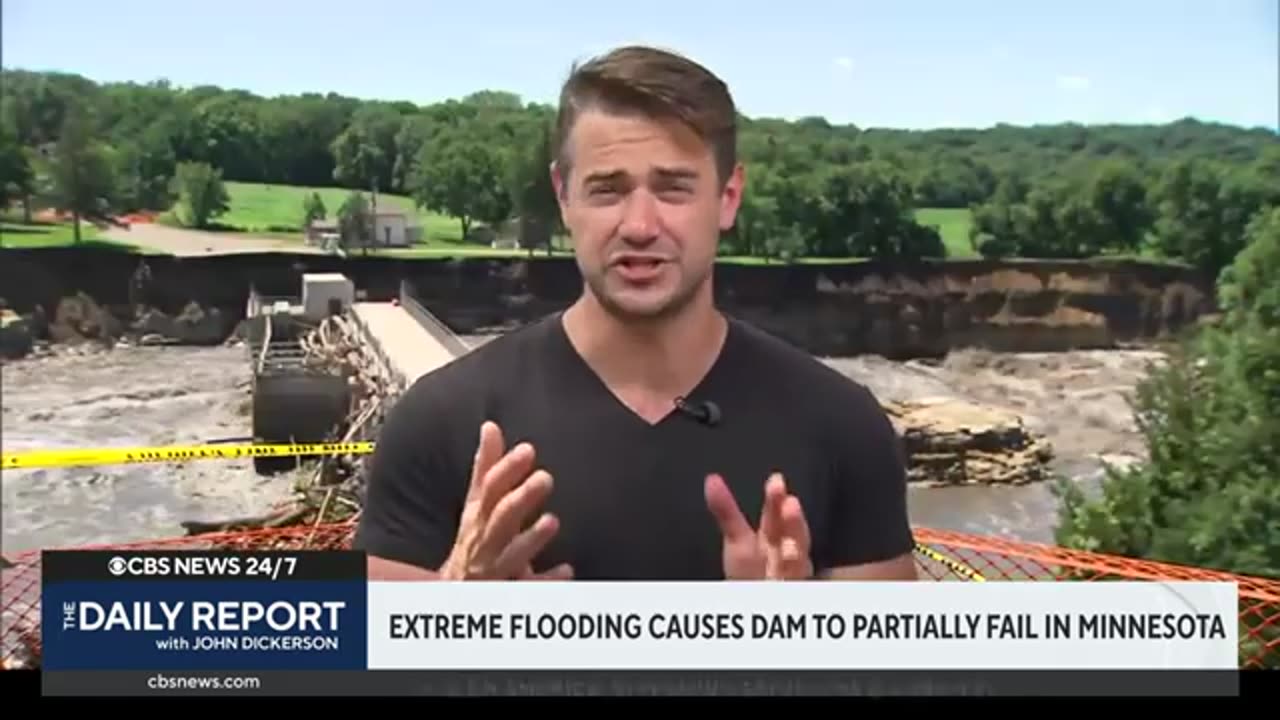 Minnesota dam partially fails after extreme flooding CBS News