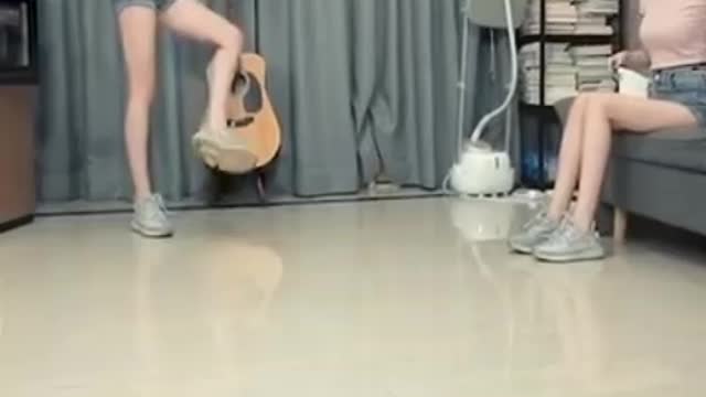 Smart and incredible work by two sister in action
