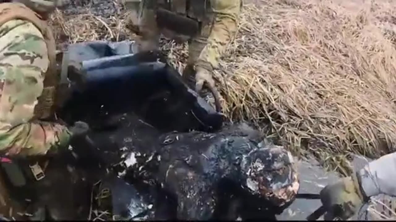 AFU recover Their dead from downed Helicopter