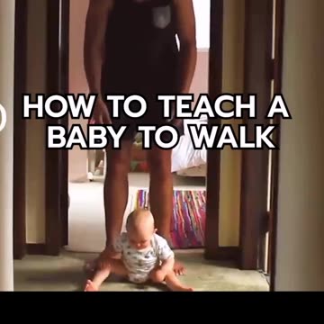 How to EASY Teach baby to WALK 😱😱😱 Watch till THE END! |