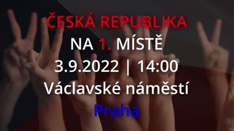 Je čas hájit naše národní zájmy! - Česká republika na 1. místě