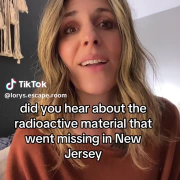 Lory's Escape Room - Radioactive material missing in New Jersey