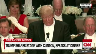 Donald Trump's entire speech at the 2016 Al Smith dinner