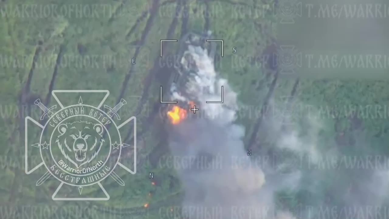 Lancet Drone Attacks a BTR-4 Armored Personnel Carrier Near Glubokoe