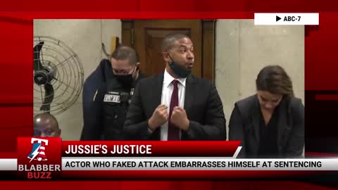 Actor Who Faked Attack Embarrasses Himself At Sentencing