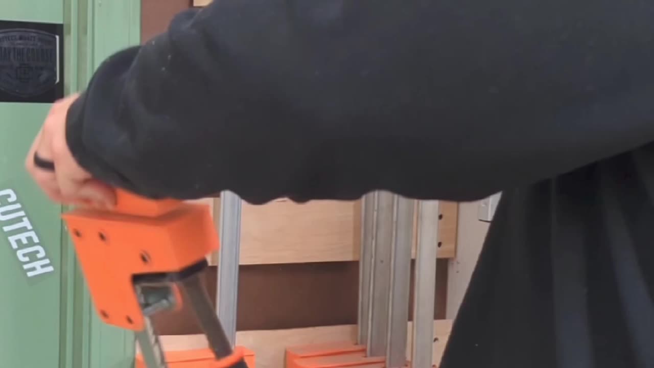 French cleat clamp storage