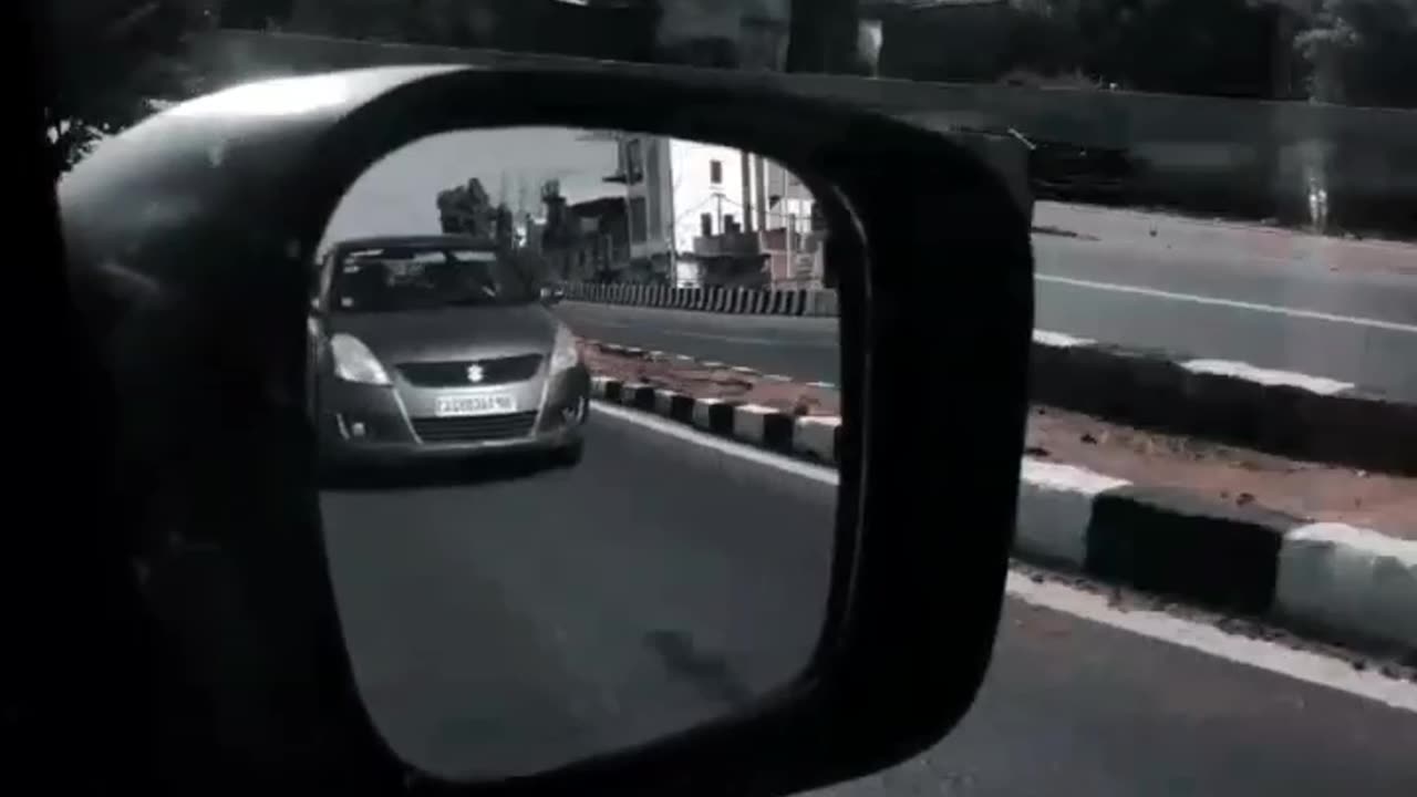 car drive in road on highway status