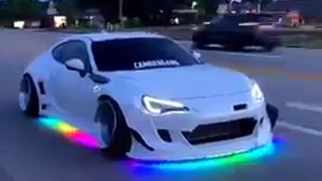 Lighting car