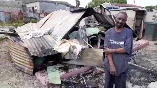 A 20-year-old man died ,when his shack was alight in Felijisi Road, Philippi East