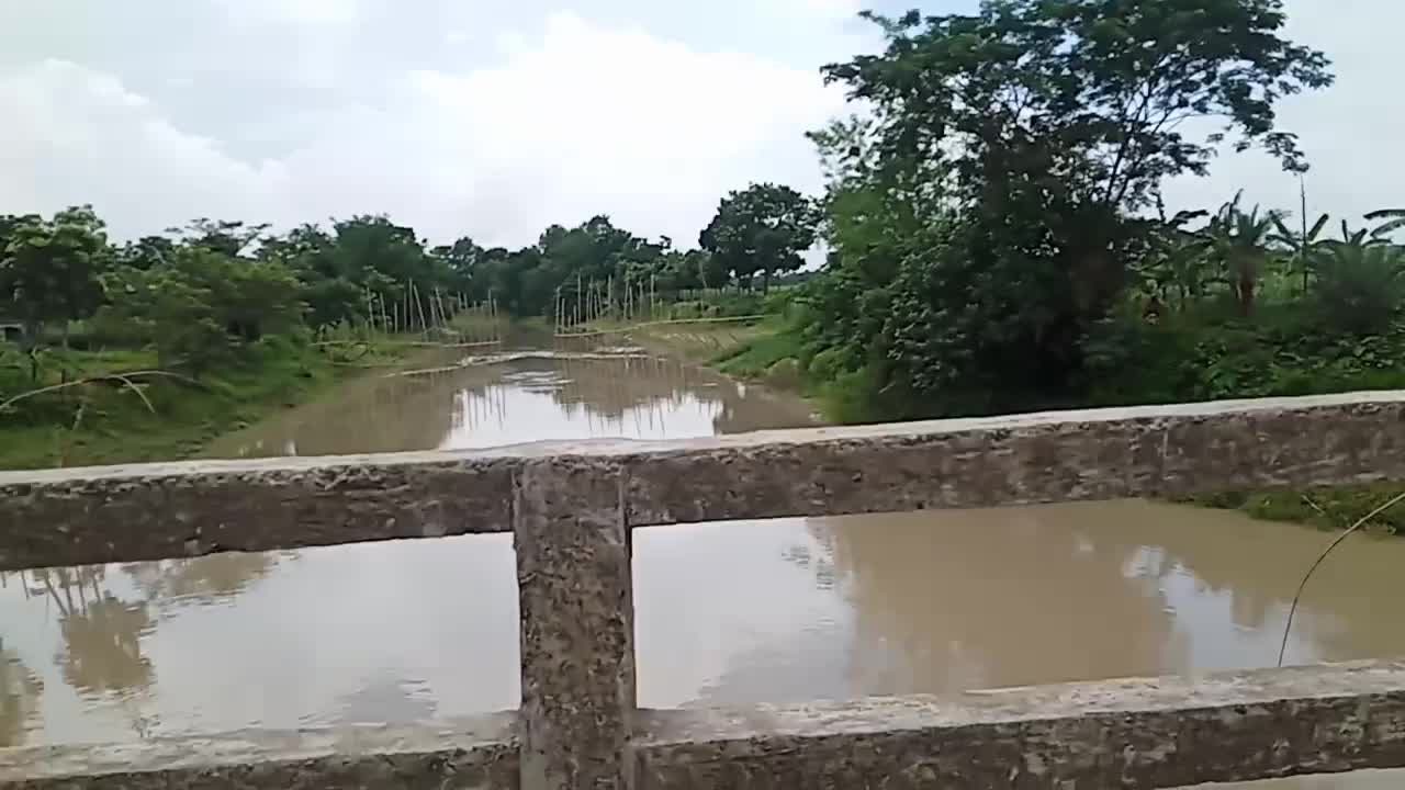 Most beautiful scenery at River side in village life