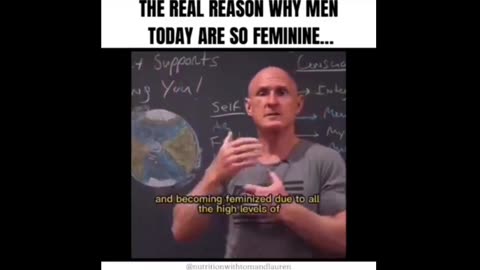 Why are more males effeminate, today?