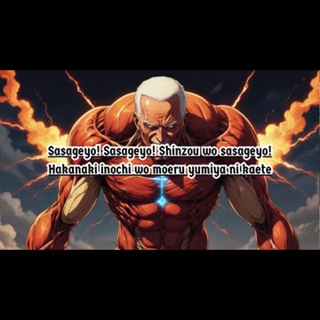 [Joe Biden sings/AI Cover] Attack on Titan Season 2 Opening Linked Horizon - Shinzou wo Sasageyo!