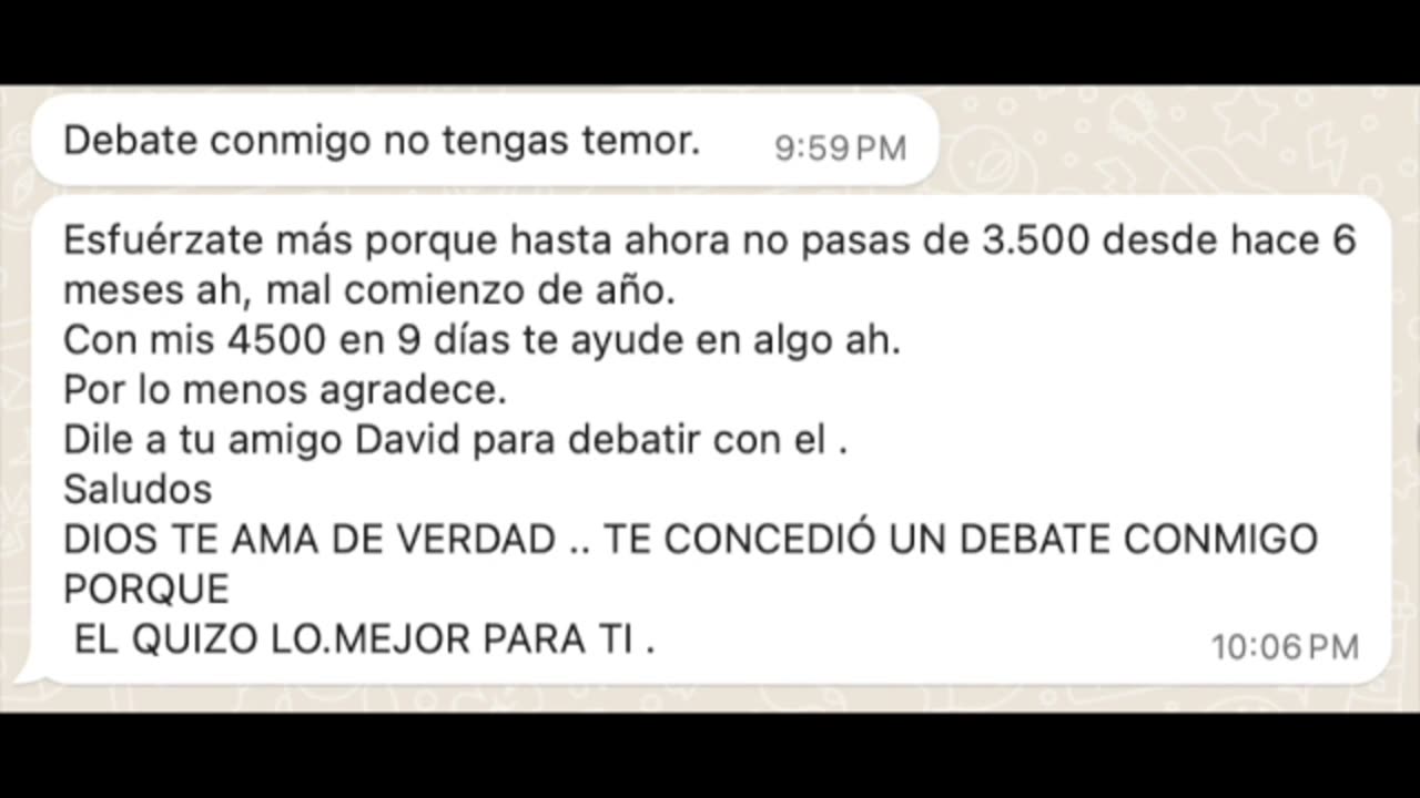 Los mensajes que me dejó el estafador Mario Rojas