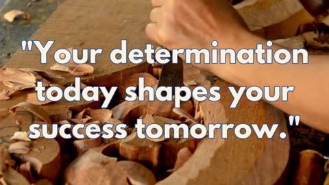 Determination Shapes Future Success