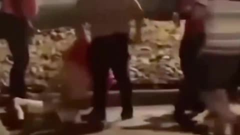 A Group of Venezuelans beat the Hell out of a helpless man in Dallas Texas