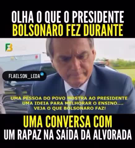 Bolsonaro ouve cidadão na rua e inicia novo projeto