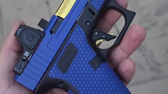 Firing Squad Firearms customization on a Glock 43x