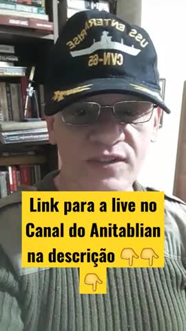 Daqui a pouco estarei no Canal do Rogerio Anitablian! #shorts