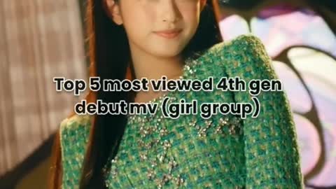 Most viewed 4th gen debut mv (girl group) #kpop #shorts #ive #itzy #aespa