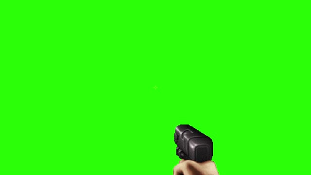 Duke Nukem 3D Weapons in First Person [GREEN SCREEN]